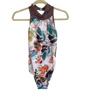 Eleve Dancewear Leotard Marie Fantasy Floral Size Medium NWT